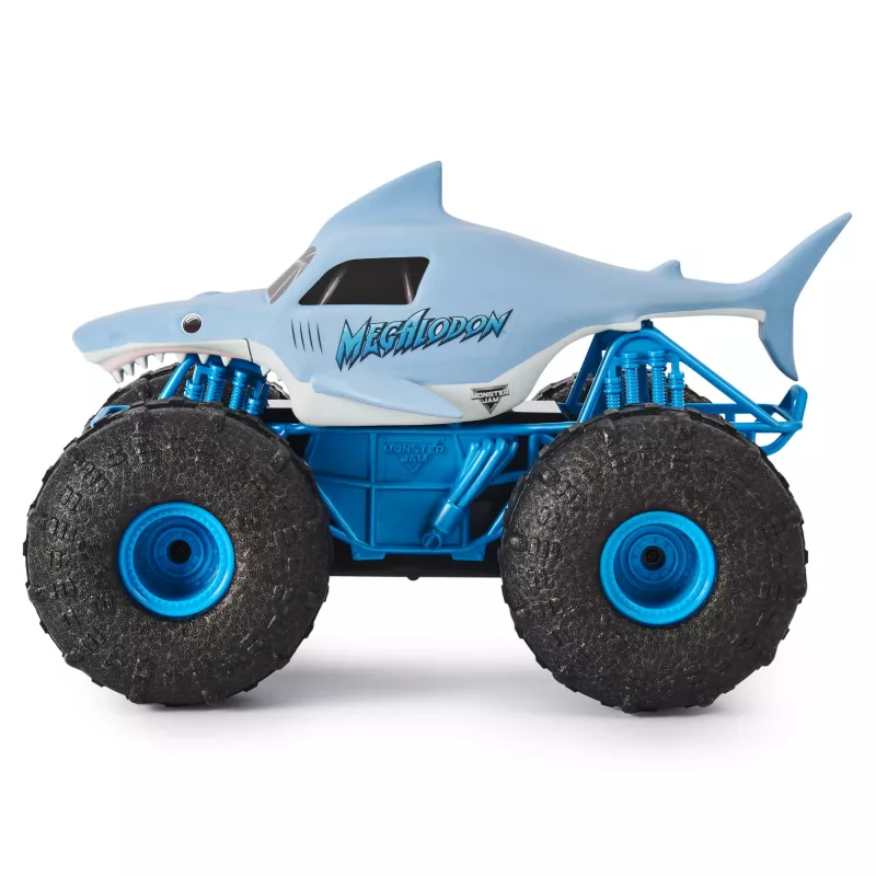 Monster Jam, Megalodon STORM All-Terrain monster truck radiocomandato ufficiale, scala 1:15