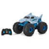 Monster Jam, Megalodon STORM All-Terrain monster truck radiocomandato ufficiale, scala 1:15