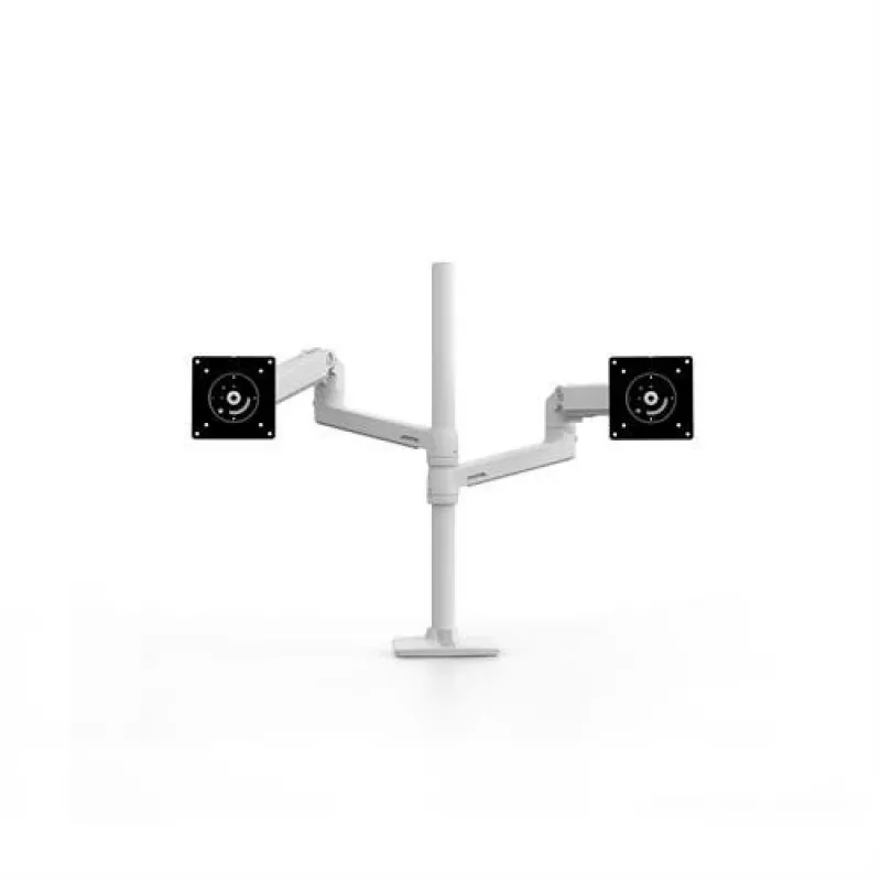 ERGOTRON LX Dual Stacking Arm, colonna alta (bianco)