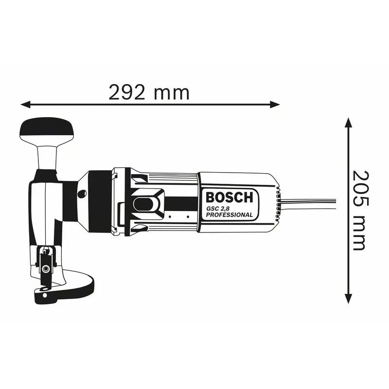 Bosch 0 601 506 103 cesoia elettrica/roditrice 2400 h/min 500 W