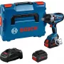 Bosch GDS 18V-1050 H Professional avvitatore a massa battente a batteria 18 V, 1050 Nm, 1750 giri/min, attacco quadro maschio da 3/4", 2 batterie ProCORE18V da 5,5 Ah, L-BOXX, blu/nero