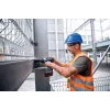 Bosch GDS 18V-1050 H Professional avvitatore a massa battente a batteria 18 V, 1050 Nm, 1750 giri/min, attacco quadro maschio da 3/4", 2 batterie ProCORE18V da 5,5 Ah, L-BOXX, blu/nero