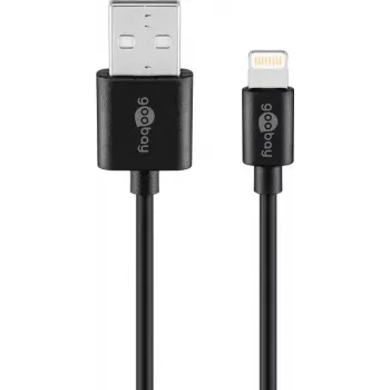 Goobay cavo Lightning USB per ricarica e sincronizzazione 1 m Lightning USB A CE MFi