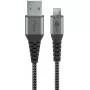Cavo USB Wentronic 49282 USB 2.0 1 m Micro-USB B USB A nero grigio
