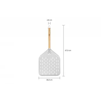 Unold 6881620 pala per pizza alluminio, legno