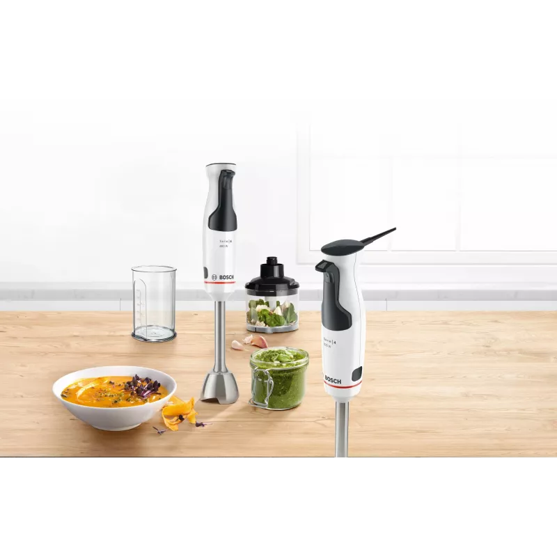 Bosch ErgoMixx Style MS6CM61V2 frullatore a immersione con sottovuoto, 1000 W, acciaio inox/nero