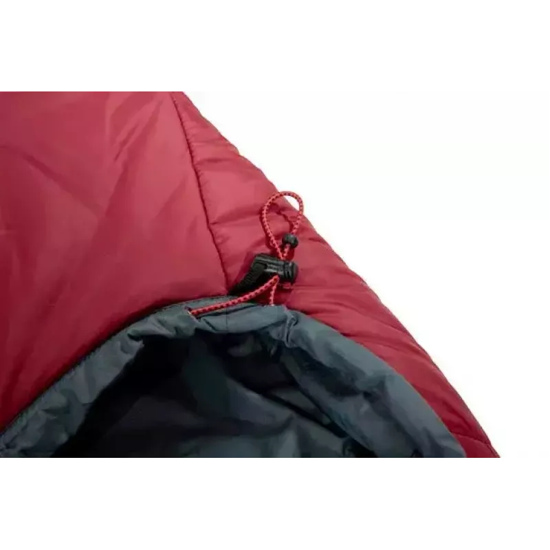 Sacco a pelo a mummia High Peak Hyperion 1M nylon grigio rosso 210 cm