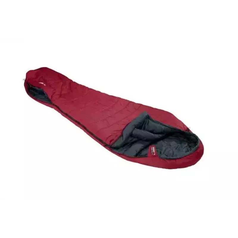 Sacco a pelo a mummia High Peak Hyperion 1M nylon grigio rosso 210 cm
