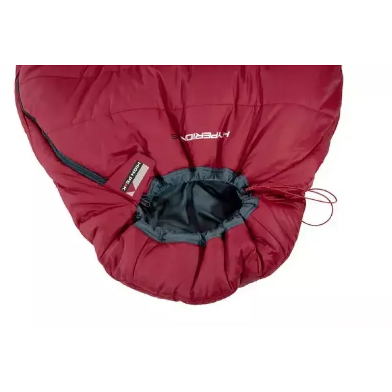 Sacco a pelo a mummia High Peak Hyperion 1M nylon grigio rosso 210 cm