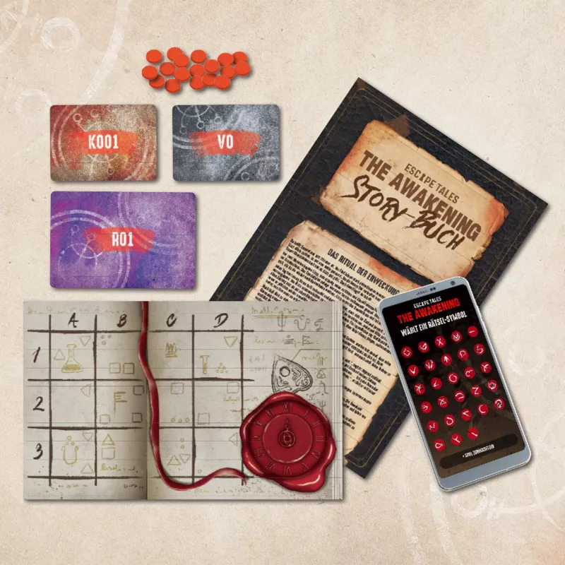 Kosmos Escape Tales: The Awakening gioco da tavolo deduzione