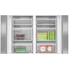 Bosch Serie 4 KFN96APEA frigorifero combinato Side-by-Side, French Door, a libera installazione, 605 l (405 l + 200 l), Home Connect, classe energetica E, acciaio inox
