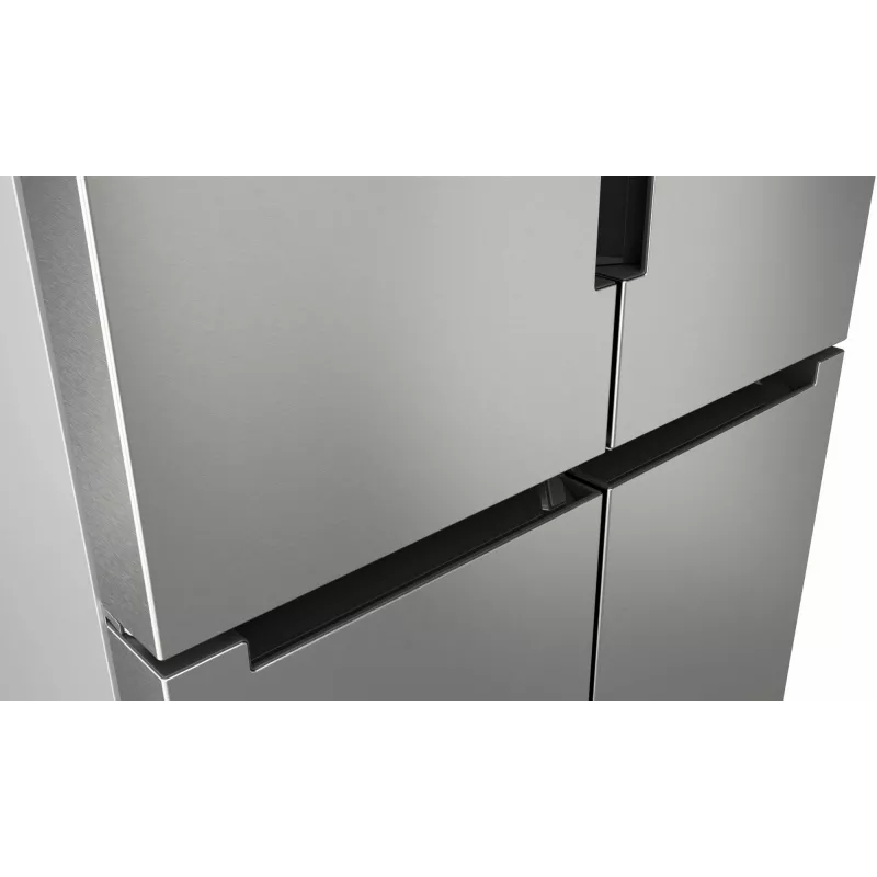 Bosch Serie 4 KFN96APEA frigorifero combinato Side-by-Side, French Door, a libera installazione, 605 l (405 l + 200 l), Home Connect, classe energetica E, acciaio inox