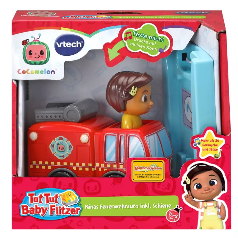 VTech 561304, camion dei pompieri, 1,5 anni, AAA, multicolore
