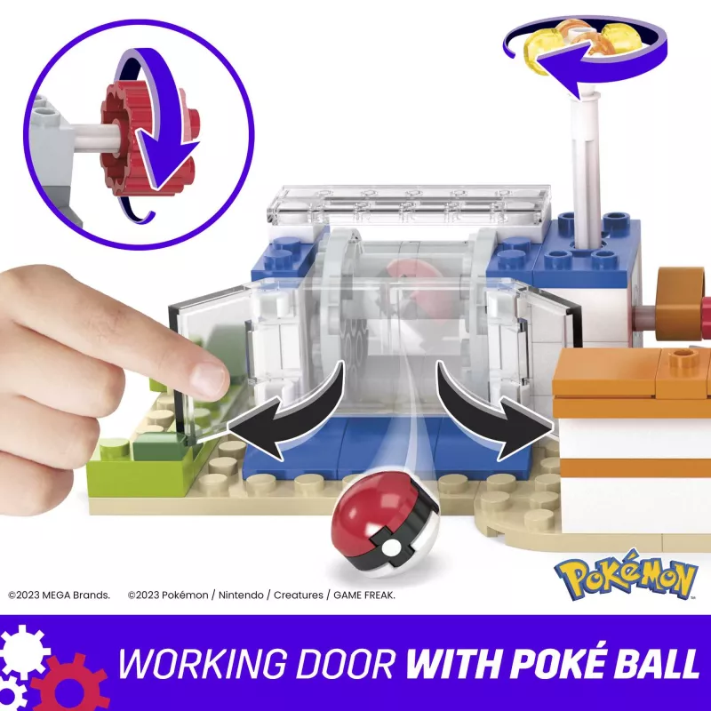 MEGA Pokémon set da costruzione, Forest Center (648 pezzi) con 4 action figure