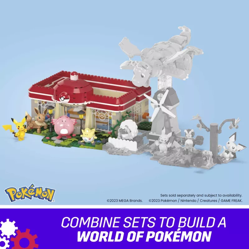 MEGA Pokémon set da costruzione, Forest Center (648 pezzi) con 4 action figure