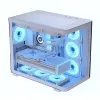 Case PC Aerocool P500C Midi Tower bianco ATX alimentatore laterale 3x ventole 120 mm
