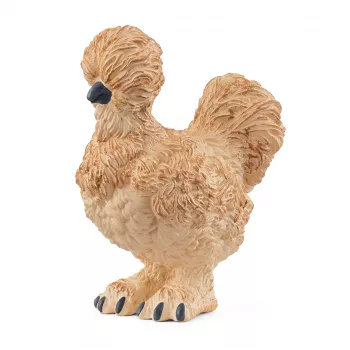 Schleich gallina Silkie modello 14891 — figura animale della fattoria, multicolore, per bambini da 3 anni