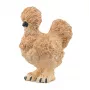 Schleich gallina Silkie modello 14891 — figura animale della fattoria, multicolore, per bambini da 3 anni
