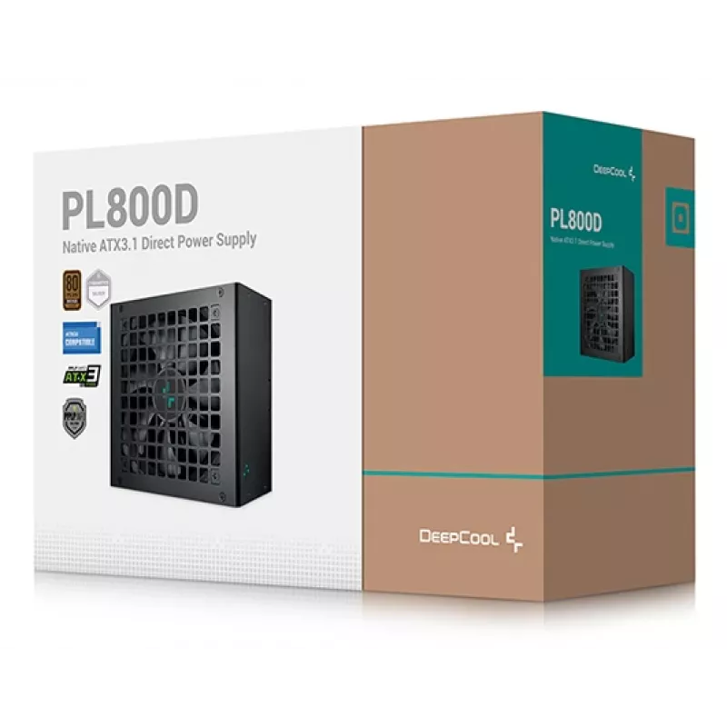 DEEPCOOL Pl800d Alimentatore 800 W 20+4 Pin ATX - nero