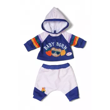 BABY born tuta da jogging blu navy 43cm set di vestiti per bambola