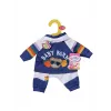 BABY born tuta da jogging blu navy 43cm set di vestiti per bambola