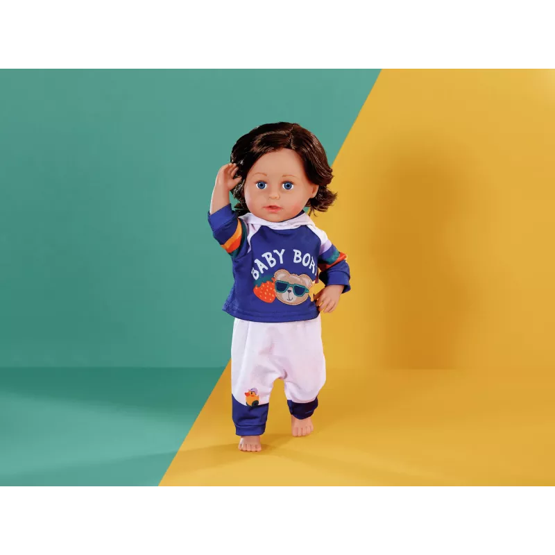 BABY born tuta da jogging blu navy 43cm set di vestiti per bambola