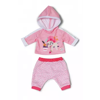 BABY born tuta da jogging rosa 43 cm set di vestiti per bambola