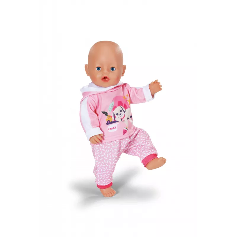 BABY born tuta da jogging rosa 43 cm set di vestiti per bambola