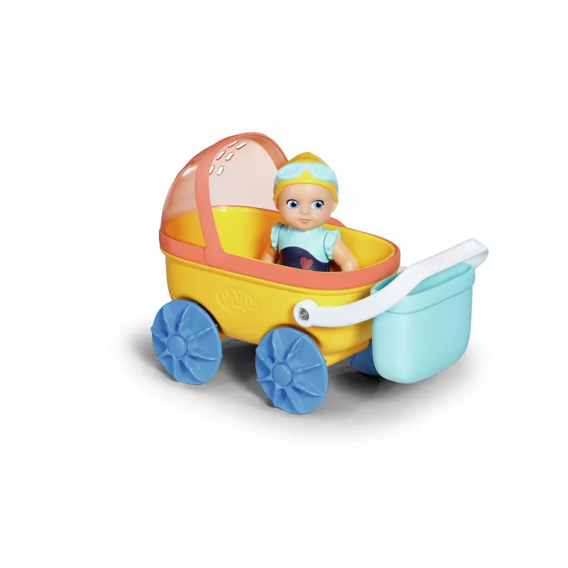 BABY born Splish Splash passeggino con bambola da bagno Emma multicolore