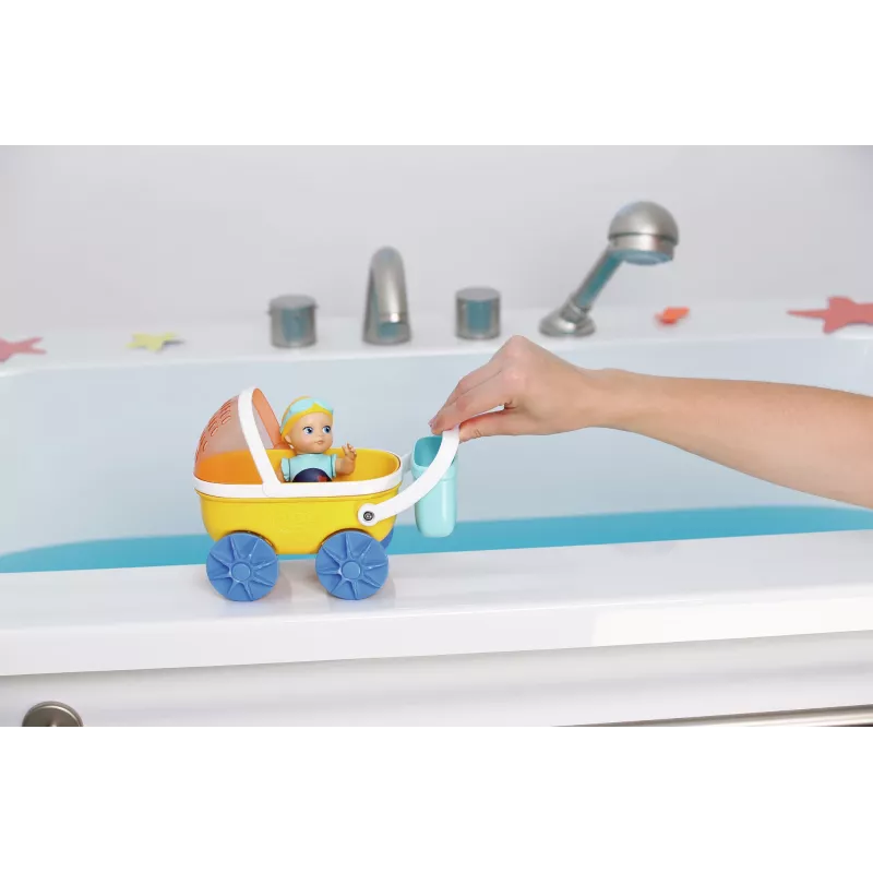 BABY born Splish Splash passeggino con bambola da bagno Emma multicolore