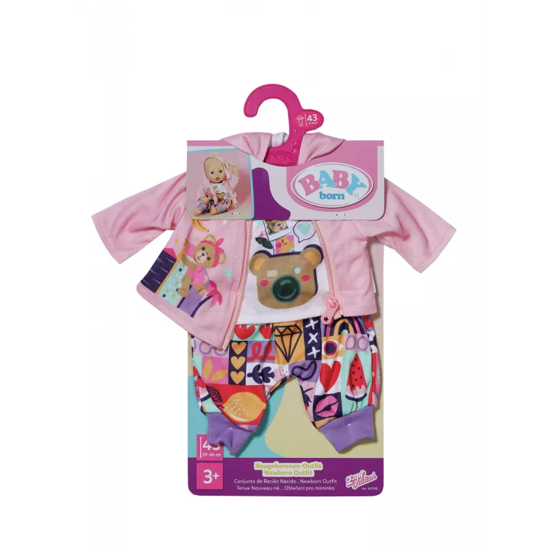 BABY born Newborn Outfit 43 cm set vestiti per bambola