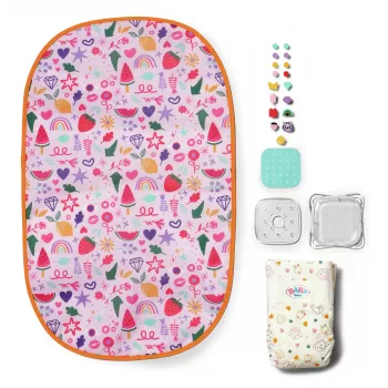 BABY born Changing Bag Pinplay borsa fasciatoio per bambola