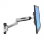 ERGOTRON Lx Supporto a parete con braccio LCD sit-stand (alluminio lucidato)