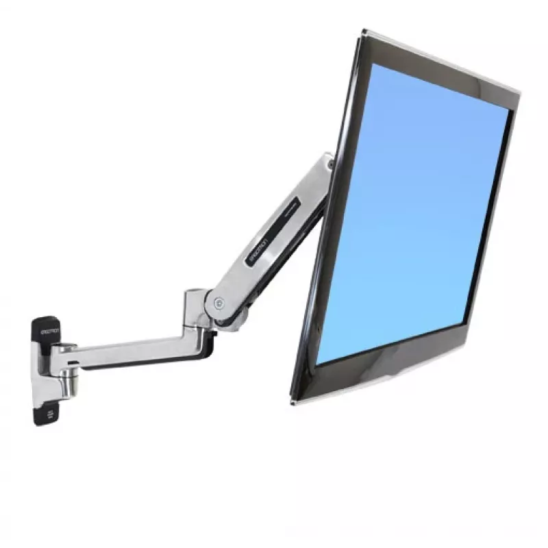 ERGOTRON Lx Supporto a parete con braccio LCD sit-stand (alluminio lucidato)