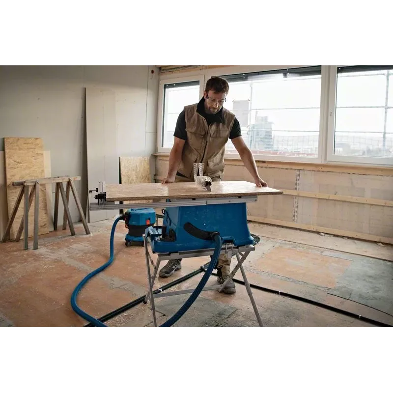 Bosch BITURBO GTS 18V-216 Professional sega circolare da banco a batteria, 18 V, lama da 216 mm, solo (senza batteria e caricabatterie), blu