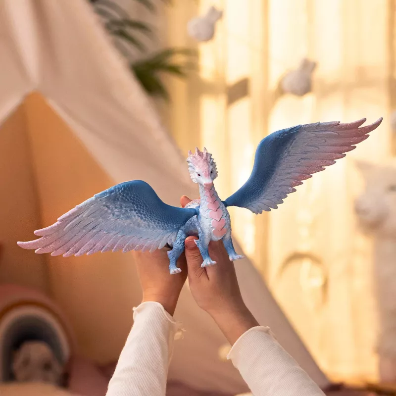 schleich BAYALA Drago di cristallo, 5 anni, unicorno / pegaso, unicorni e fate, multicolore