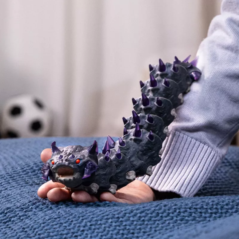 schleich ELDRADOR CREATURES Verme ombra, 7 anni, mostri e draghi, mondo delle ombre, multicolore