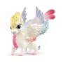 Schleich BAYALA Cucciolo di drago arcobaleno figura da 5 anni, beige blu verde, tema unicorno/pegaso