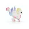 Schleich BAYALA Cucciolo di drago arcobaleno figura da 5 anni, beige blu verde, tema unicorno/pegaso
