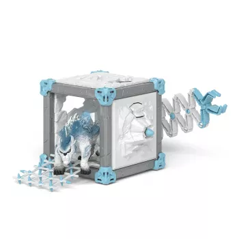 schleich ELDRADOR CREATURES BattleCave Snow Slasher, azione/avventura, mostri e draghi, mondo di ghiaccio, BattleCave, 7 anni, multicolore