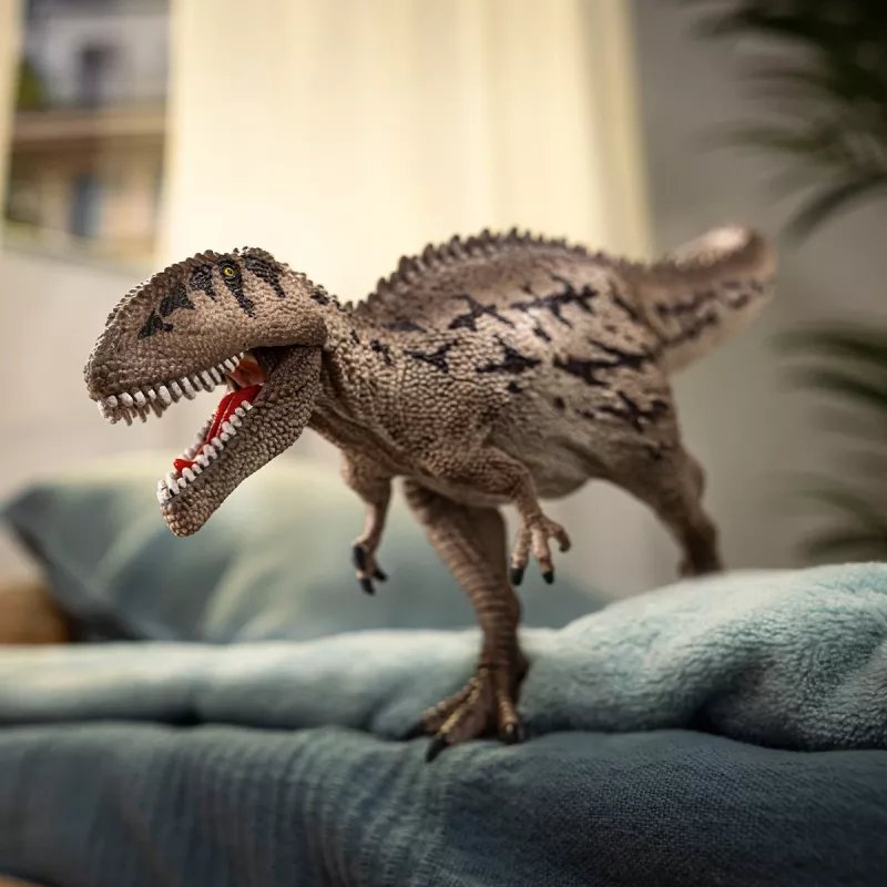 schleich Dinosauro Carcharodontosaurus, 4 anni, conquista della terra, dinosauri e vulcano, multicolore