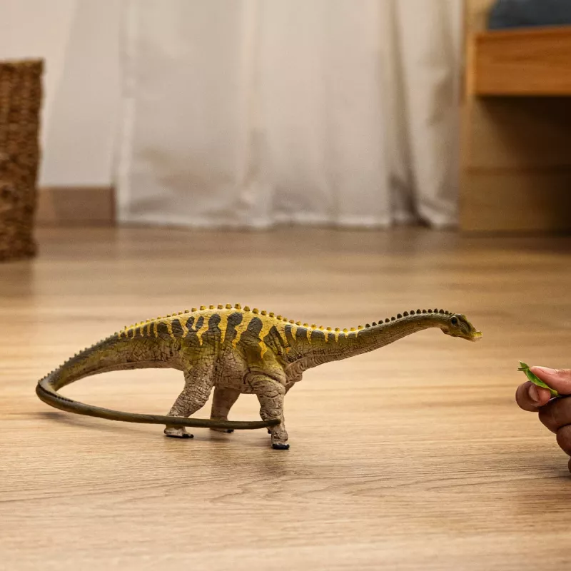 schleich Dinosauro Diplodocus, 4 anni, conquista della terra, dinosauri e vulcano, multicolore