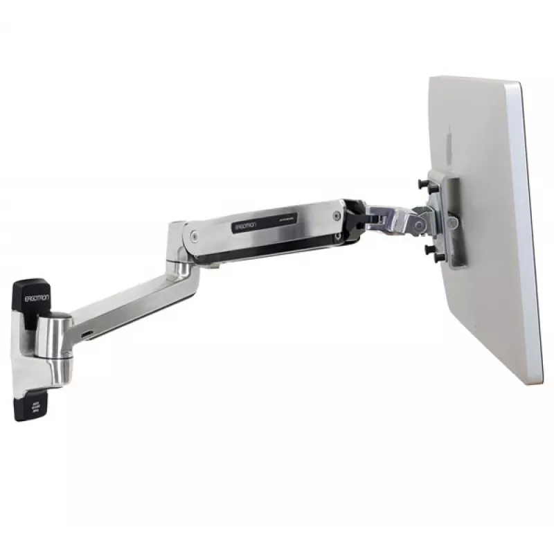 ERGOTRON Lx HD Supporto da parete per scrivania regolabile in altezza braccio LCD (alluminio lucidato)