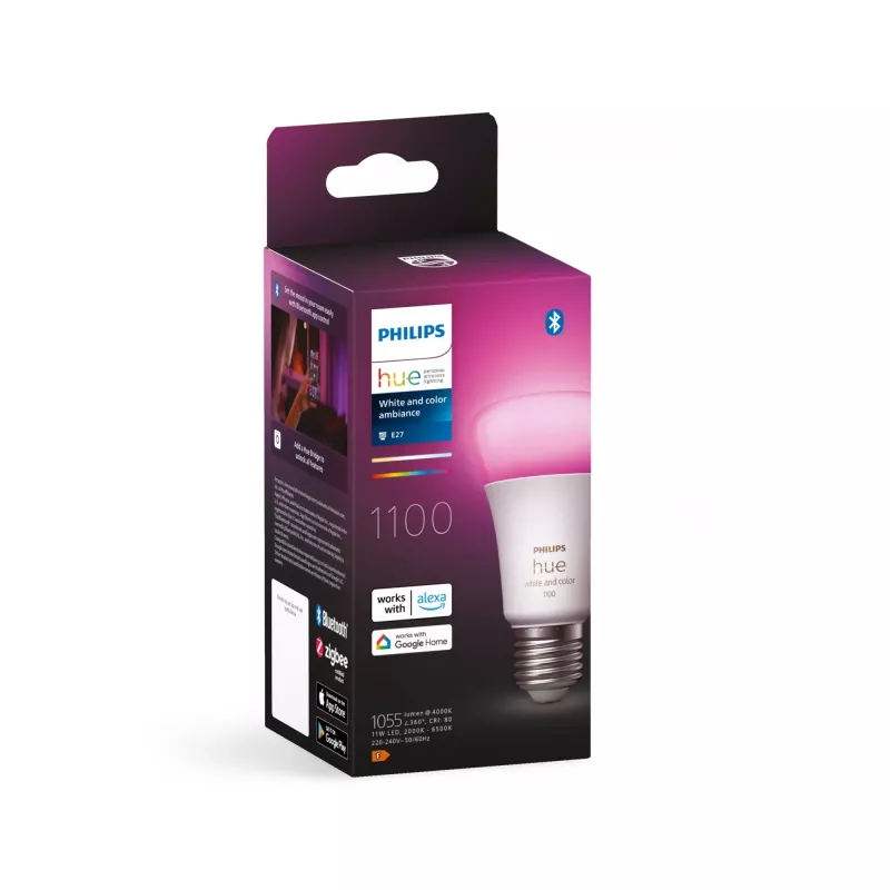 Philips Hue White and colour ambience A60 – lampadina smart E27 – 1100