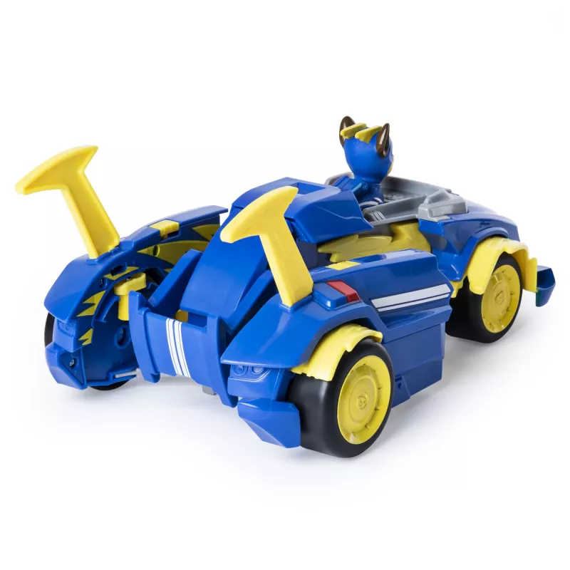 PAW Patrol, Mighty Pups Super PAWs Chase's Powered Up Cruiser Veicolo Trasformabile
