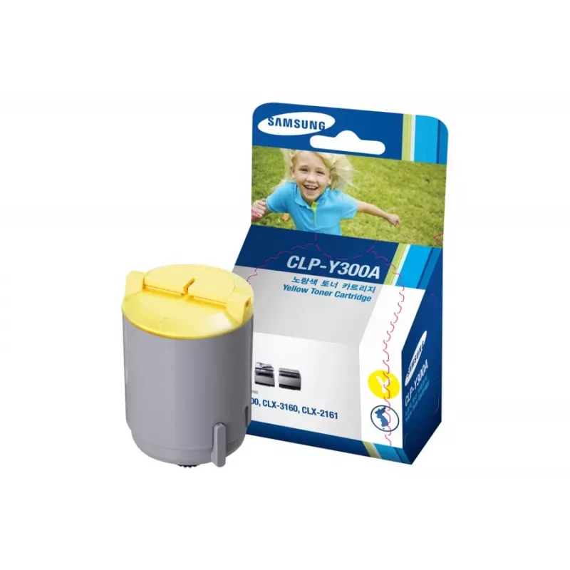 Samsung CLP-Y300A cartuccia toner 1 pezzo originale giallo