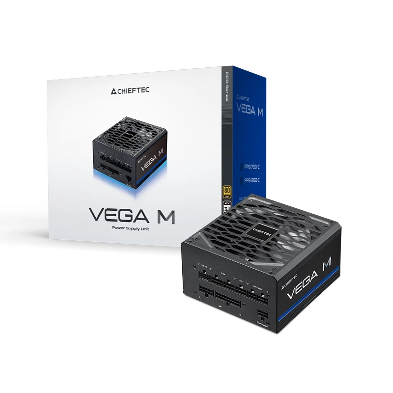 Chieftec Vega PPG-850-C alimentatore 850 W 20+4-Pin ATX ATX nero