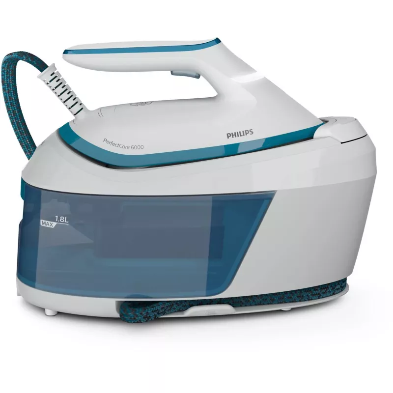 Philips PSG6022/20 stazione da stiro a vapore 2400 W 1,8 L suola SteamGlide Plus blu, bianco