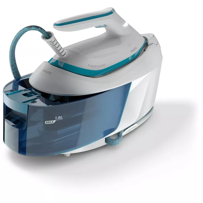 Philips PSG6022/20 stazione da stiro a vapore 2400 W 1,8 L suola SteamGlide Plus blu, bianco