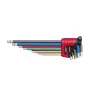 Set di chiavi a brugola L Wiha 43849 metriche 9 pezzi braccio lungo misure 9,1-11,3 cm
